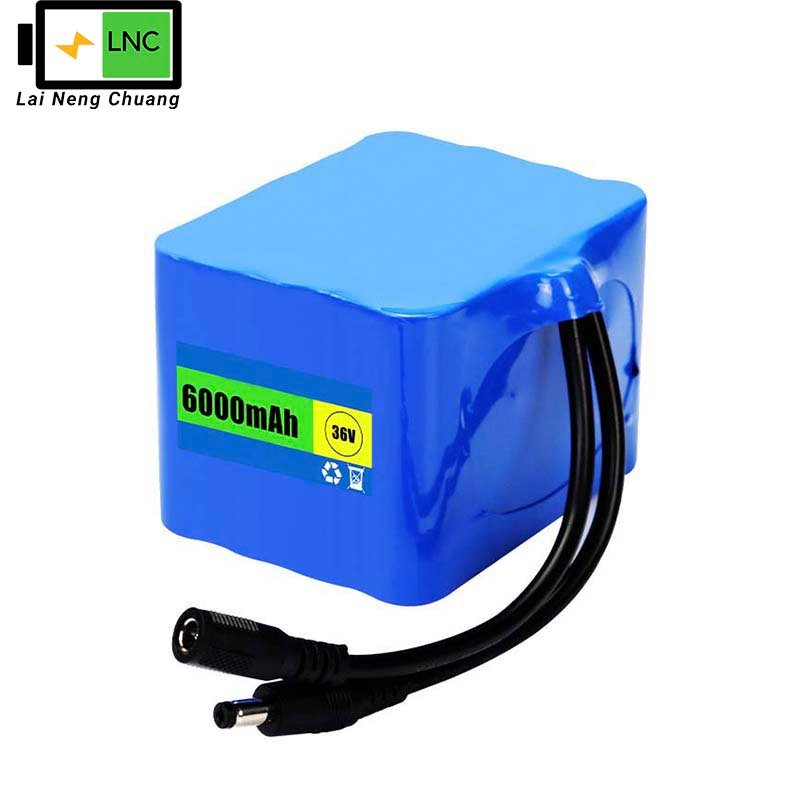 36V 6.0Ah 10S2P 18650 Li-ion battery for high-capacity energy storage.
