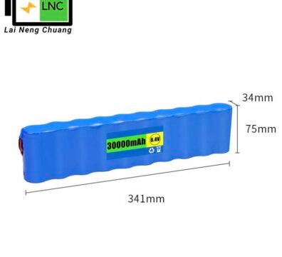 Customized 6.4V 30Ah LiFePO4 rechargeable lithium battery pack for high-capacity energy storage.