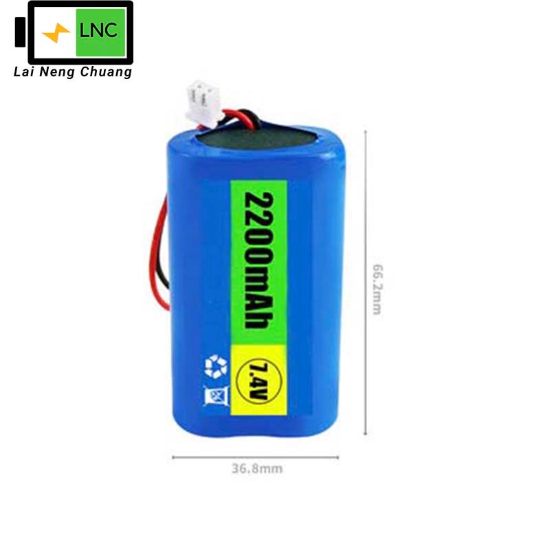 7.4V 2.2Ah 2S1P 18650 Li-ion battery designed for efficient power delivery.