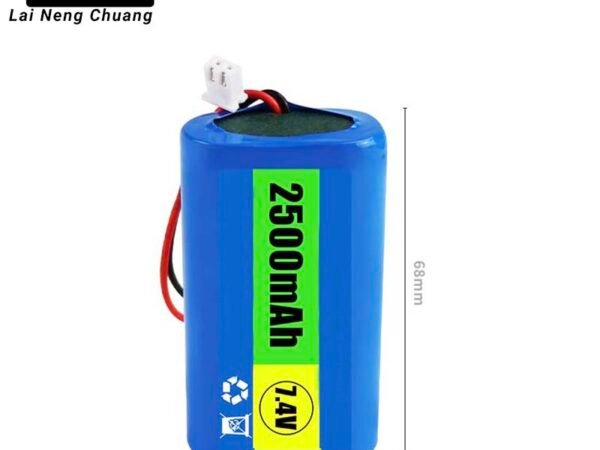 7.4V 18650 Li-ion Battery Pack 2.5Ah 2S1P Rechargeable