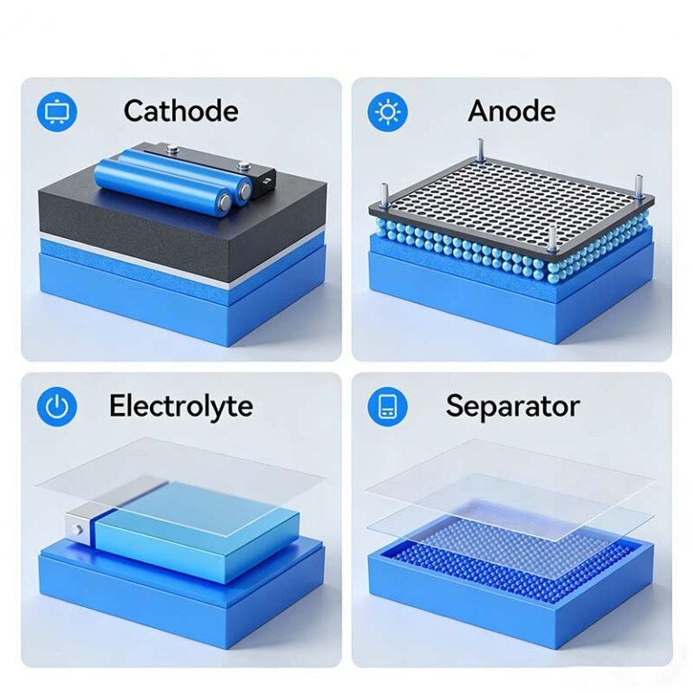 Lithium-Ion Battery Core Materials: A Complete Guide to Cathode, Anode, Electrolyte & Separator