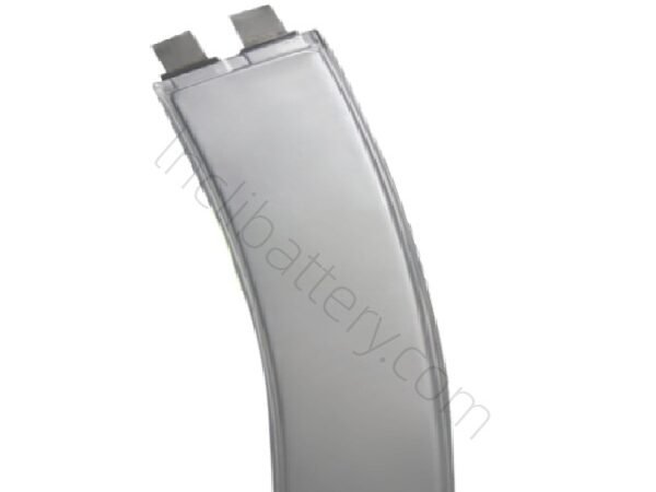 3.7V 1550mAh 3040167 curved high-rate LiPo battery for wearable electronics