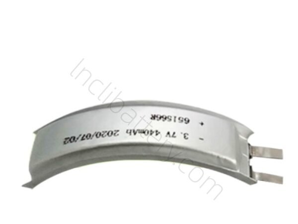 3.7V 500mAh 651566 lithium polymer battery for smart wearable devices