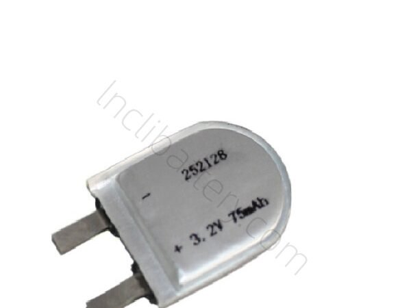 3.7V 100mAh U252128 ultra-thin U-shaped LiPo battery for wearable devices