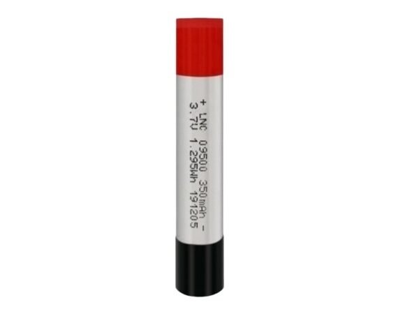3.7V 350mAh cylindrical lithium polymer battery LNC09500