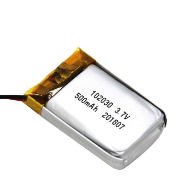 3.7V 500mAh 102030 LiPo Battery for Wearable and IoT Devices