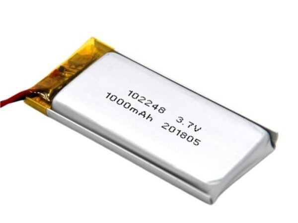 3.7V 1000mAh 102248 lithium polymer battery for smart devices