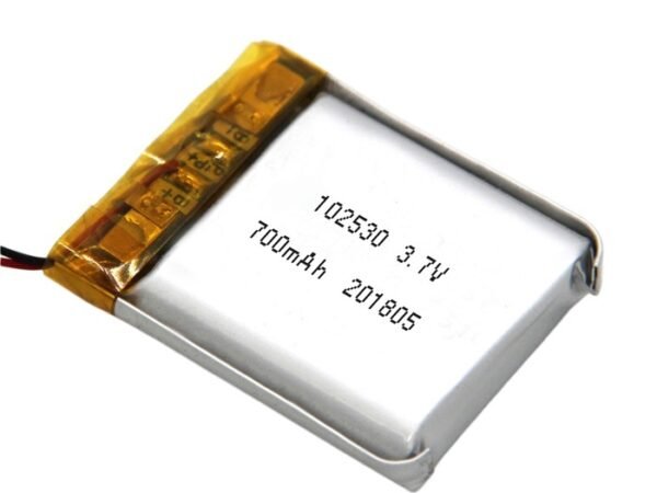 3.7V 700mAh 102530 lithium polymer battery for wearable electronics