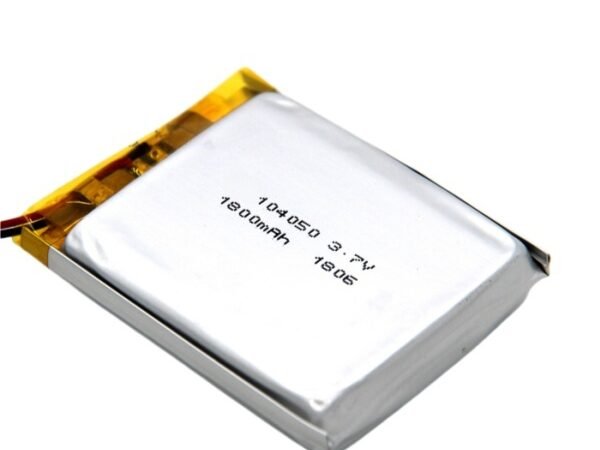 3.7V 1800mAh 104050 lithium polymer battery for portable LED devices