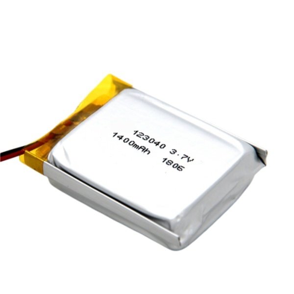 3.7V 1400mAh 123040 lithium polymer battery for barcode scanners