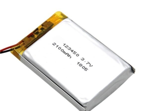 3.7V 2100mAh 123450 lithium polymer battery for smart home devices