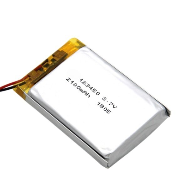 3.7V 2100mAh 123450 lithium polymer battery for smart home devices