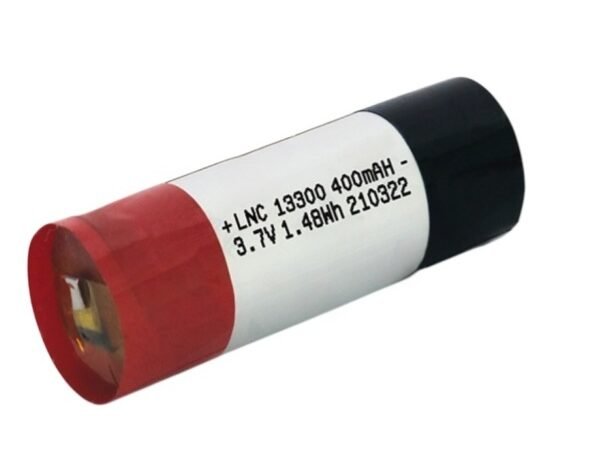 3.7V 400mAh cylindrical LiPo battery LNC13300