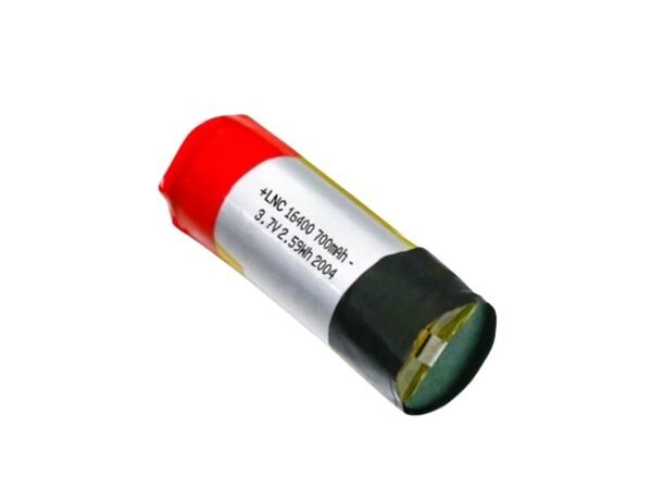 3.7V 700mAh cylindrical lithium polymer battery LNC16400