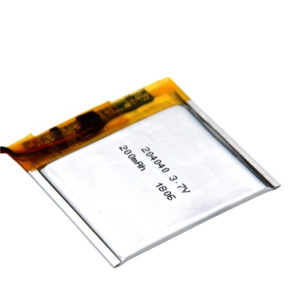 3.7V 200mAh 204040 lithium polymer battery for mini electronic devices