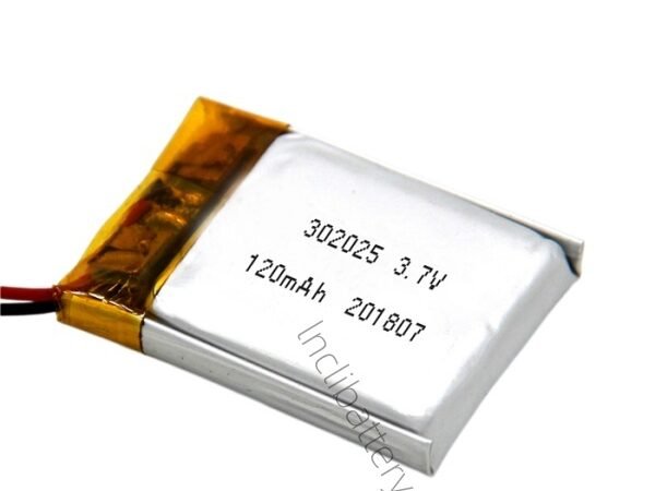 302025 120mAh Li-polymer battery