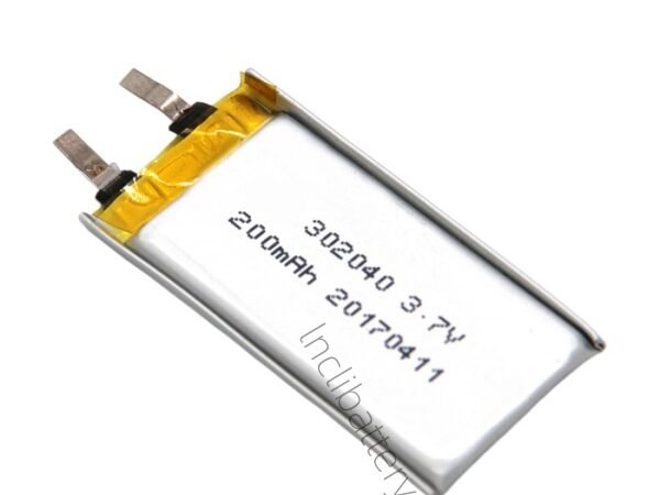 302040 200mAh Li-polymer battery
