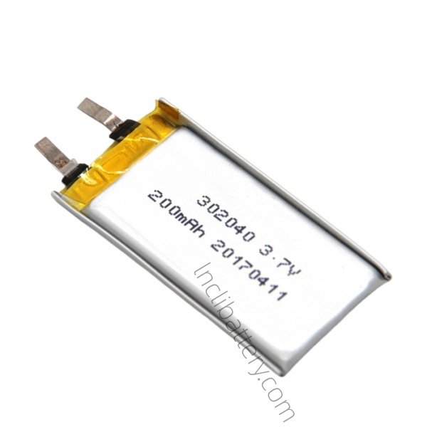 302040 200mAh Li-polymer battery
