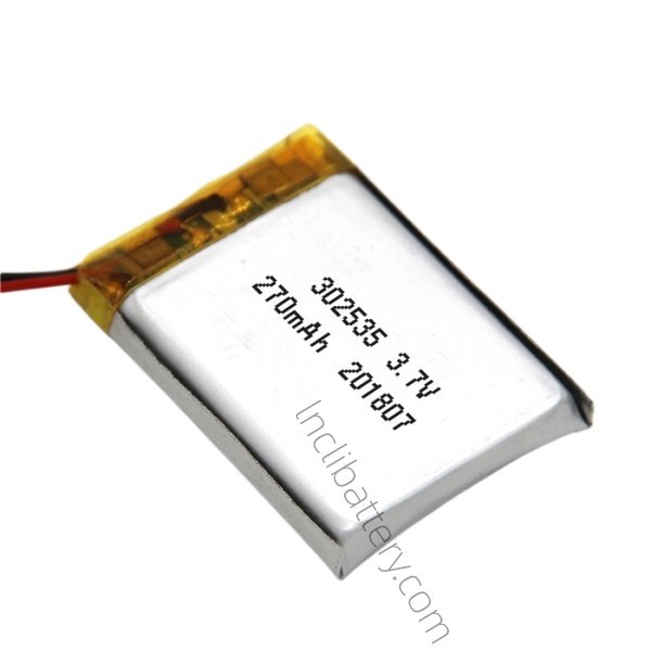 302535 270mAh Li-polymer battery