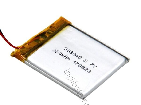 3.7V 320mAh lithium polymer battery for GPS tracker and portable devices