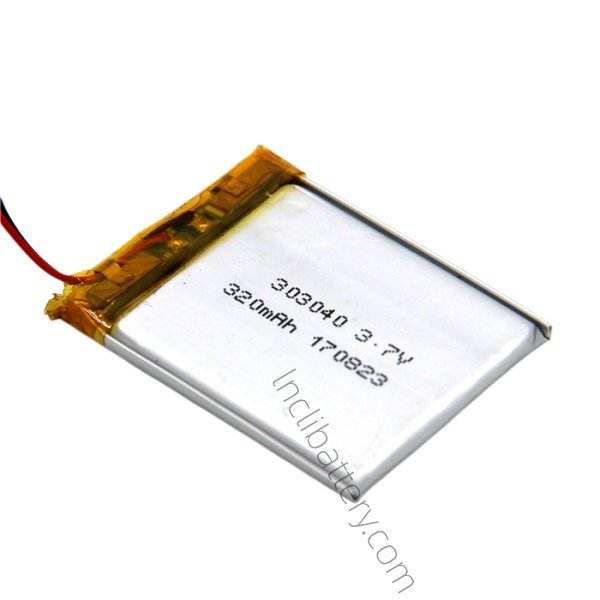 3.7V 320mAh lithium polymer battery for GPS tracker and portable devices