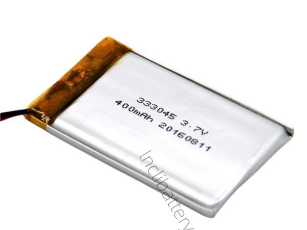 3.7V 400mAh lithium polymer battery for wearable and consumer electronics