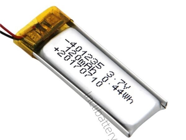 3.7V 120mAh lithium polymer battery for IoT sensors and smart devices