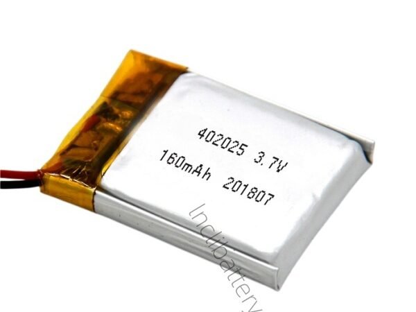 3.7V 160mAh lithium polymer battery for GPS tracking and portable devices