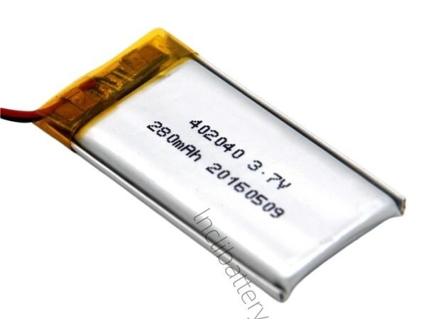 3.7V 280mAh lithium polymer battery for wearable and IoT devices