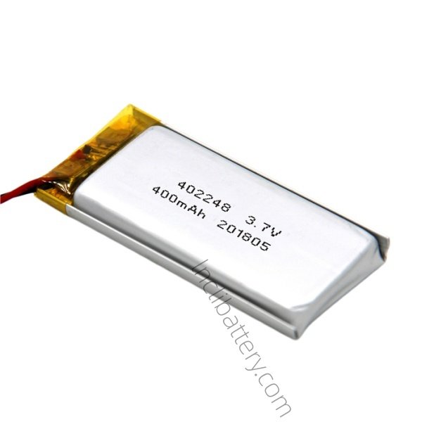 3.7V 400mAh lithium polymer battery for smart home and tracking systems