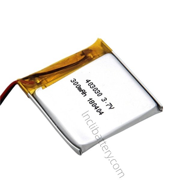 3.7V 300mAh lithium polymer battery for wearable and consumer electronics