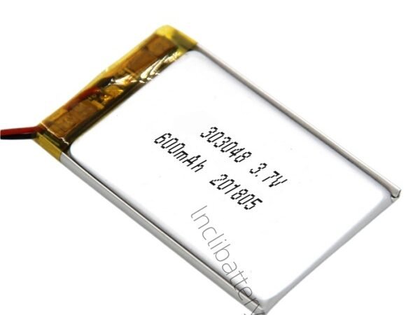 403048 3.7V 600mAh LiPo rechargeable battery for smart electronics and portable devices