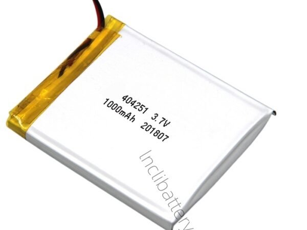 404251 3.7V 1000mAh LiPo battery for medical devices and industrial electronics