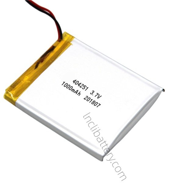 404251 3.7V 1000mAh LiPo battery for medical devices and industrial electronics