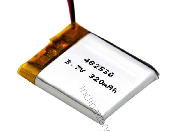 482530 3.7V 320mAh LiPo battery for GPS tracker and wearable electronics