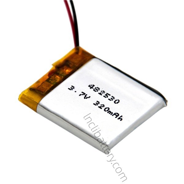 482530 3.7V 320mAh LiPo battery for GPS tracker and wearable electronics