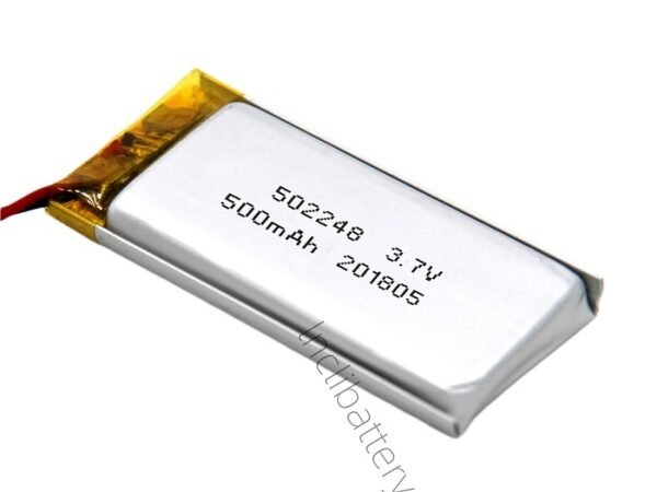502248 3.7V 500mAh LiPo battery for medical and industrial electronic devices