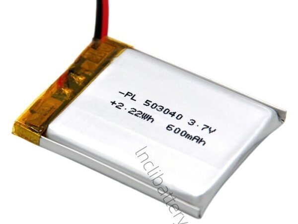 503040 3.7V 600mAh LiPo battery for industrial and smart electronic devices