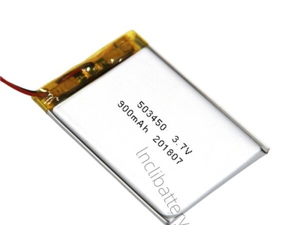 503450 3.7V 900mAh LiPo rechargeable battery for IoT and portable electronic devices