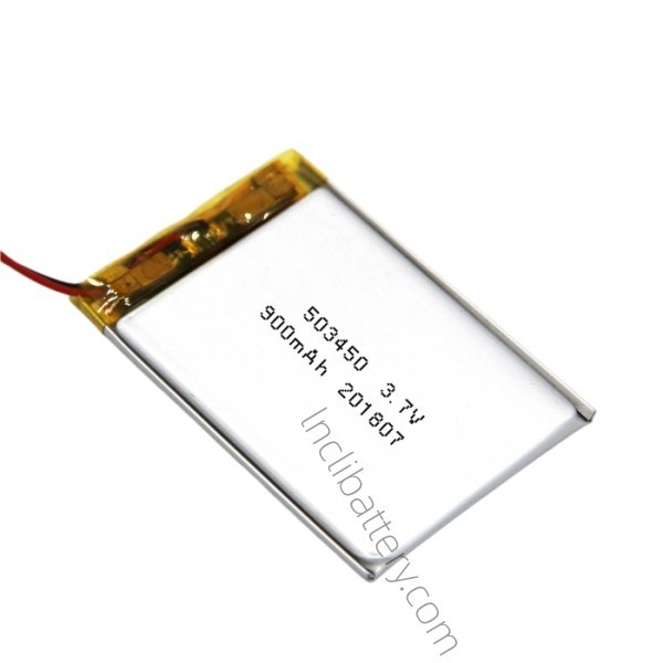 503450 3.7V 900mAh LiPo rechargeable battery for IoT and portable electronic devices