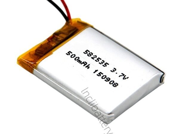 582535 3.7V 500mAh lithium polymer battery for IoT and smart electronic devices