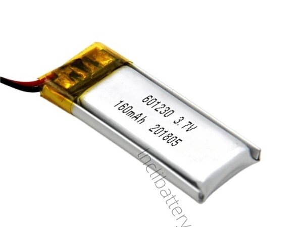 601230 3.7V 160mAh ultra-slim lithium polymer battery for mini wearable and electronic devices