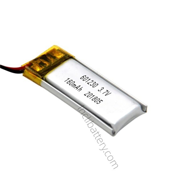 601230 3.7V 160mAh ultra-slim lithium polymer battery for mini wearable and electronic devices