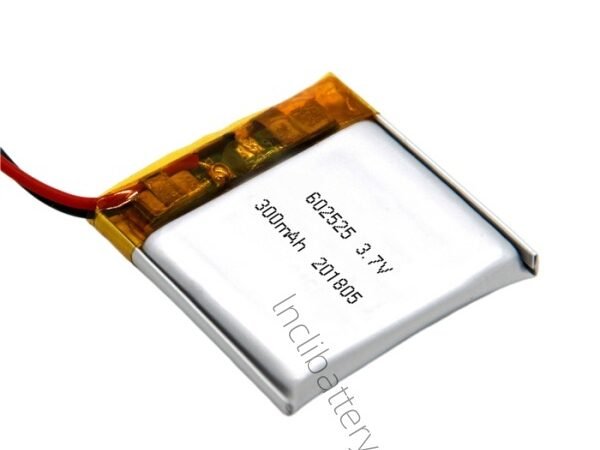3.7V 300mAh 602525 small size lithium polymer battery for mini electronics