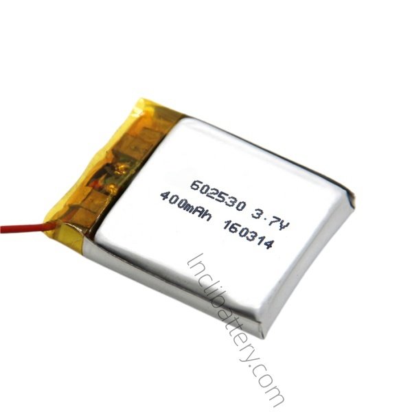 3.7V 400mAh 602530 custom LiPo battery for smart electronic products