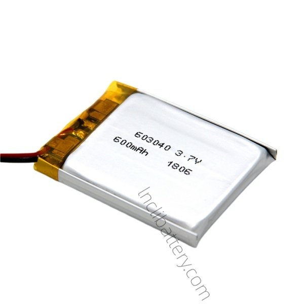 3.7V 600mAh 603040 lithium polymer battery for IoT products
