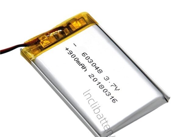 3.7V 900mAh 603048 large capacity lithium polymer battery pack