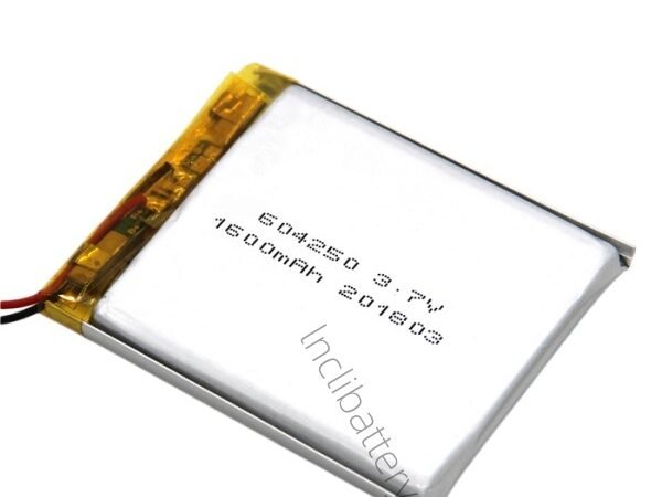 3.7V 1600mAh 604250 LiPo Battery for Industrial Monitoring Equipment