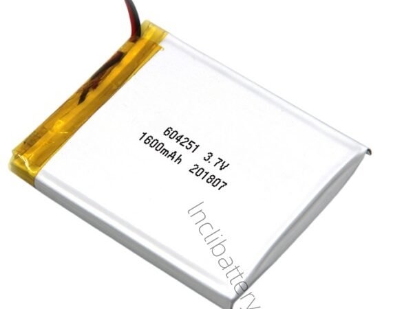 3.7V 1600mAh 604251 Lithium Polymer Battery for Smart Security Systems