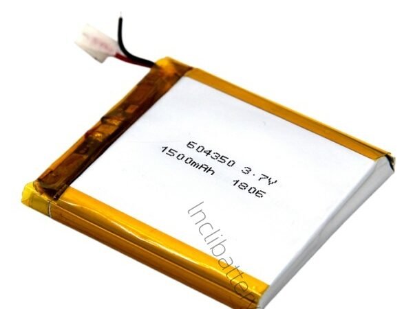 3.7V 1500mAh 604350 Rechargeable LiPo Battery for POS Terminals